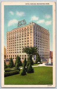 Linen Postcard~ Hotel Kahler~ Rochester, Minnesota - Picture 1 of 2