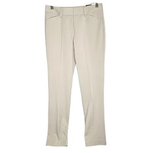 Express Editor Slim Straight Ankle Pants Damen Gr. 0R Beige Hose - Bild 1 von 7