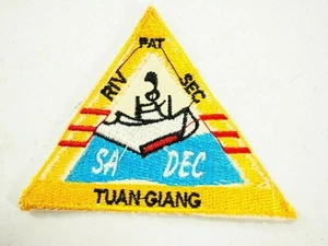 US Navy Rivet Patrol Section 521 Sa Dec Tuan Giang Vietnam War Patch - Picture 1 of 5
