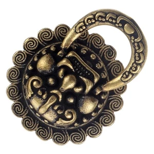 Brass Buckle Metal Luggage Lion Head Fasteners Vintage Buckles Accessories for - Imagen 1 de 12