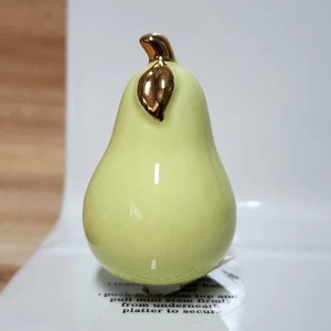 Nora Fleming Mini Pear-fection! A242 Hand-Painted Platter Charm NWT - Picture 1 of 5