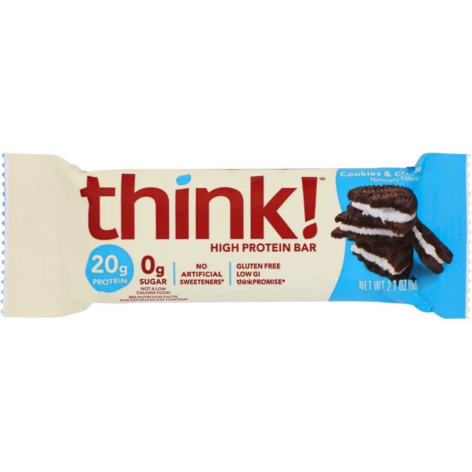 Think High Protein Bar Cookies & Cream 2.1 Oz - Image 1 of 1