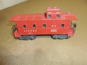 LIONEL  O  GUAGE SP 6357 RED CABOOSE C-40-1 BLT 9-47 - Picture 1 of 7