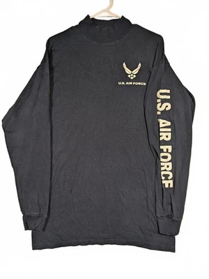 Eagle ВВС США насмешливый шеи длинным рукавом графический рубашка темно-синий мужской большой - Изображение 1 из 4