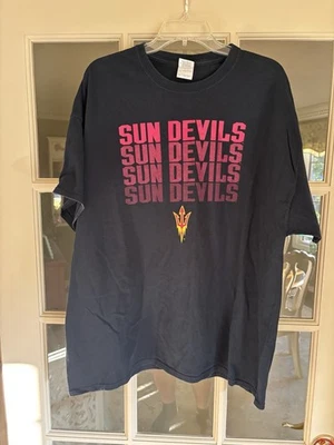 Arizona State Sun Devils T-shirt Size XXL. Short Sleeve. Cotton. NCAA ASU EUC - Image 1 of 4