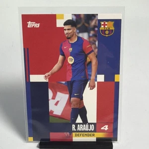 R Araujo 2024 Topps FC Barcelona Team Set #4 NM Soccer Card - Picture 1 of 6