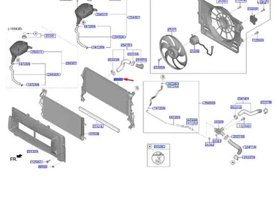 HYUNDAI KONA MK1 Kühler 25310J9400 NEU ORIGINAL - Image 1 of 2