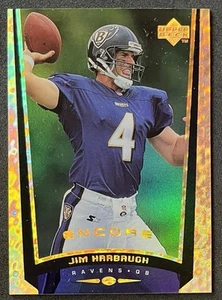 1998 Upper Deck Encore Jim Harbaugh #38 F/X /125 Baltimore Ravens - Picture 1 of 2