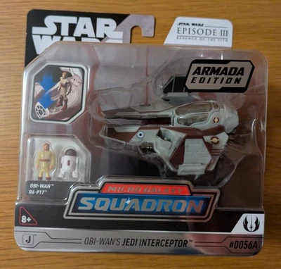 Star Wars Micro Galaxy Squadron Obi-Wan Kenobi Jedi Interceptor Armada Edition - Image 1 of 2