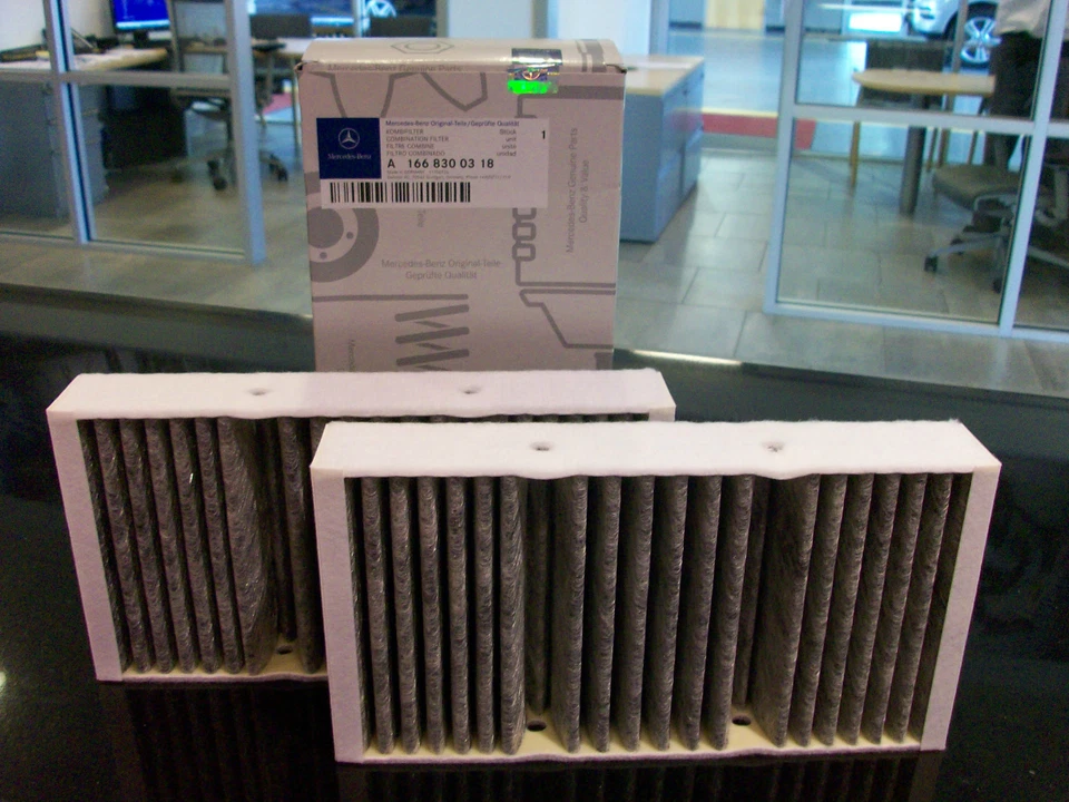 OEM GENUINE MERCEDES BENZ CABIN FILTER HVAC FILTER 13-UP GL X166 - Image 1 of 1