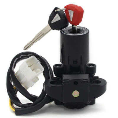 Ignition Key Switch Lock Set For  Kawasaki 27005-0555 EX650 ER6F ER650 ER6N - Image 1 of 3