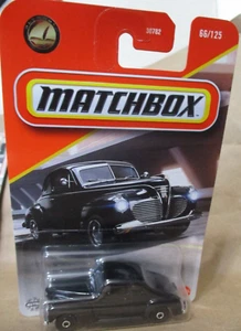 Matchbox 1-125 Serie #66 1941 Plymouth Coupè Nero 1:64 pressofuso - Foto 1 di 4