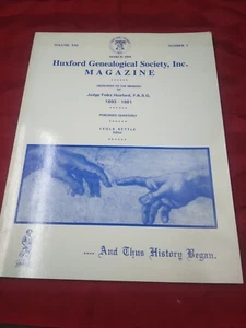 Huxford Genealogical Society Magazine March 1994 Homerville Ga Clinch County Ga - Bild 1 von 8