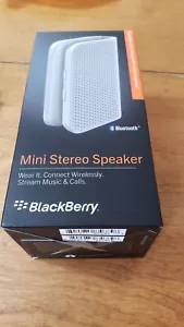 BlackBerry Ceinture de sécurité portable Bluetooth haut-parleur stéréo et émetteur Bluetooth - Photo 1 sur 2