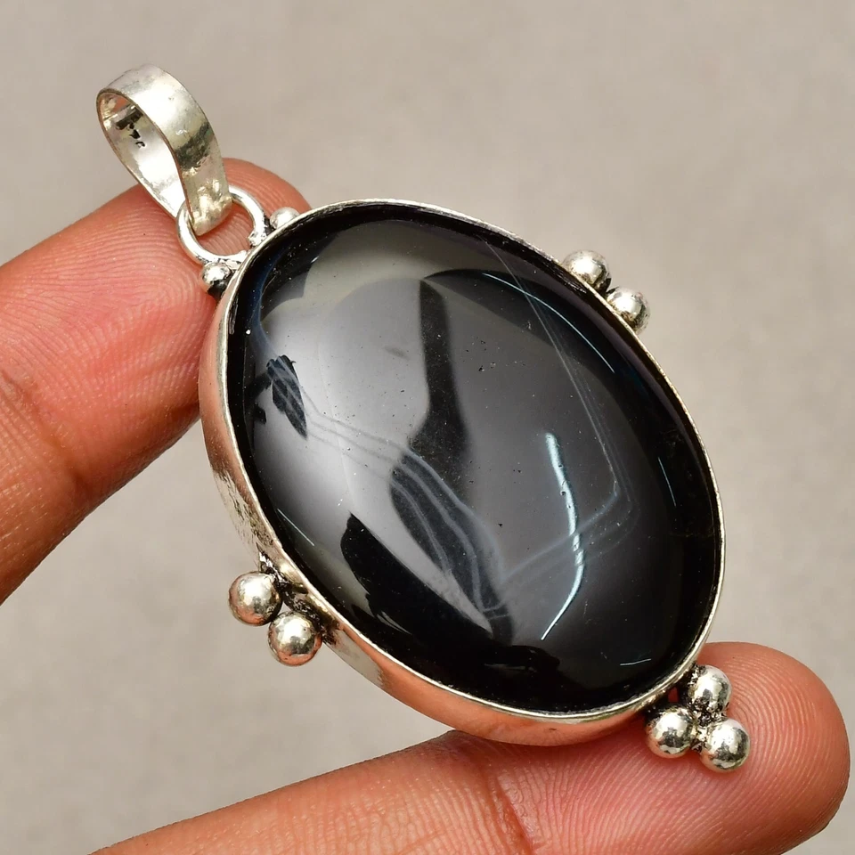 Ciondolo gioiello in argento sterling 925 fatto a mano con pietra preziosa in... - Immagine 1 di 4