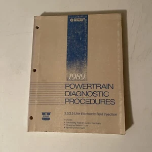 Chrysler motors powertrain diagnostic procedures manual 1989 - Picture 1 of 7