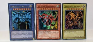 Yu-Gi-Oh | Götterkarten-Set | LC01-DE001.2.3 | SLIFER OBELISK RA | ultra-rare DE - Bild 1 von 2
