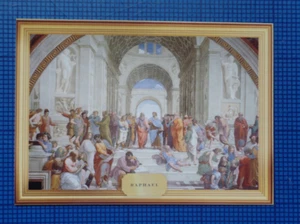 SCHOOL OF ATHENS ART #32 2023 THE BAR PIECES OF THE PAST RAPHAEL Free Shipping - Picture 1 of 2