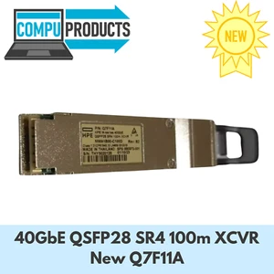 HPE M-series 40GbE QSFP28 SR4 100m XCVR NEW Q7F11A SPS 880973-001 - Picture 1 of 4