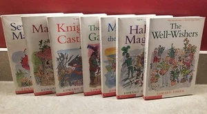 Lot of 7 Edward Eager's Magic Tales Books Half/Lake/Time Garden/Knight's Castle - Picture 1 of 10