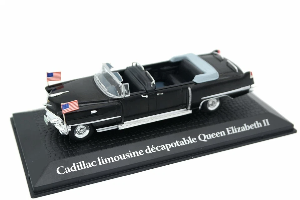 NOREV ATLAS COLLECT. 1:43 AUTO CADILLAC LIMOUSINE QUEEN ELISABETH II ART 2696606 - Immagine 1 di 1
