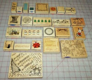 StampaBilities Rubber Stamps You Choose! Lady Bug, Music, Snoopy, Background, + - Picture 1 of 25