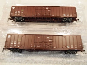 ATLAS BLMA H.O. BX-166 "BEER" BOX CARS  2-PACK  SANTA-FE  (PRE BNSF MERGER) - Picture 1 of 3