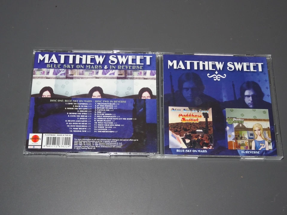 MATTHEW SWEET - BLUE SKY ON MARS & IN REVERSE / 2-CD-SET 2018 (MINT-) - Bild 1 von 1