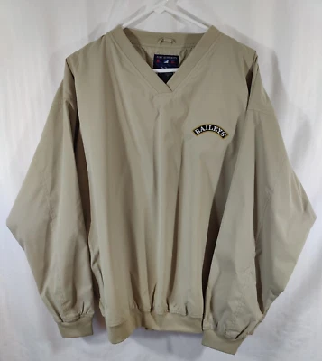 NEW MEN'S PORT AUTHORITY BAILEYS IRISH CREAM TAN PULLOVER SIZE XL EXTRA LARGE - Image 1 of 4