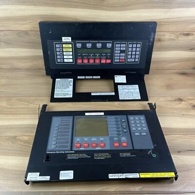 Panel de control de alarma contra incendios Simplex + CUBIERTA de panel Simplex sin probar para piezas Foto 1 de 4