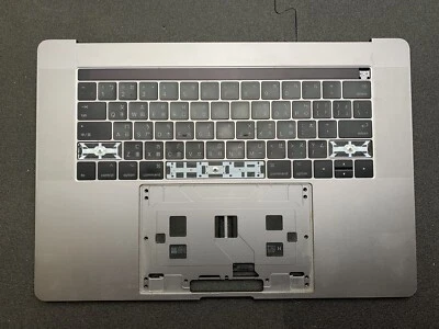 DEFEKT - Apple MacBook Pro 15 Topcase Tastatur QWERTY Chinesisch - space gray - Bild 1 von 4