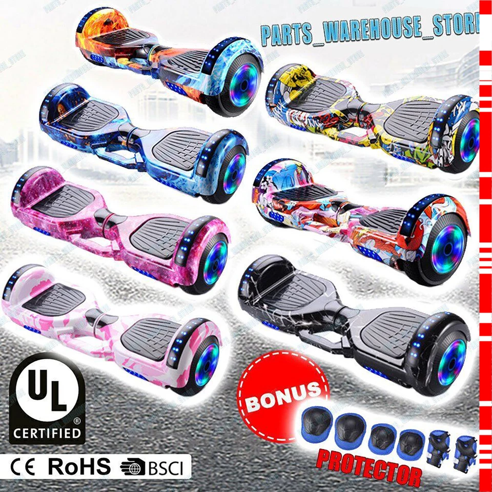 PWS 6.5" Hoverboard Scooter Self Balancing Electric Hover Board Skateboard - image 1 of 4