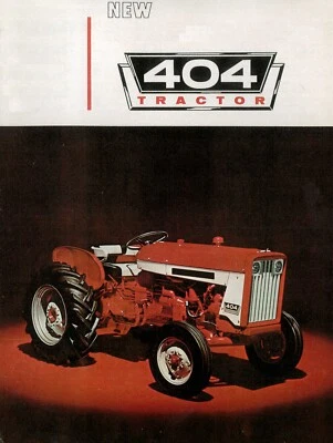 International 404 Utility Tractor Sales Brochure IH Wide Front Farmall Pamphlet - Image 1 of 4