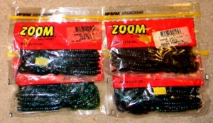 4 paquetes - ZOOM 7" U Tail Worms 20 por paquete - Nuevo - Juego 2 - Imagen 1 de 1