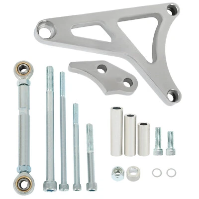 Alternator Bracket + Tension Rod Billet Aluminum Polished For Ford 289 302 68-93 - Image 1 of 4