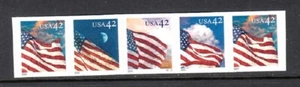 USA PNC SC# 4240-4243 FLAG 42c. SELF ADHESIVE MNH PL# V2222 - Picture 1 of 1