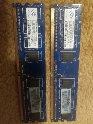 Nanya 1GB Memory PC2-5300U M20712102C (1GB = 2 x 512MB) SHIP SAME DAY - Image 1 of 3