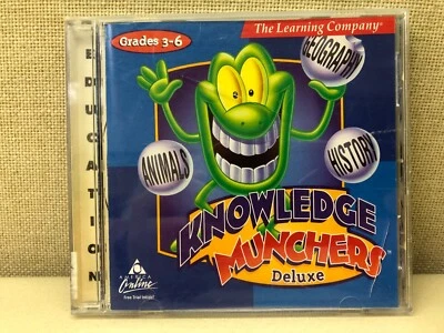 Knowledge Munchers Deluxe The Learning Company Grado 3-6 - COMPLETO Foto 1 de 2