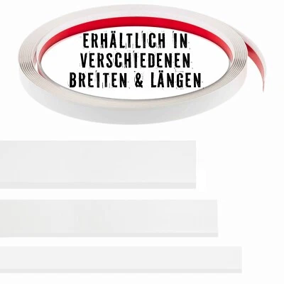 Flachleiste mit Lippe, 20mm breit - 10 m lang, Fensterleiste Kunststoffleiste - Bild 1 von 3