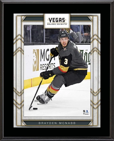 Brayden McNabb Vegas Golden Knights 10.5" x 13" Player Plaque Cover