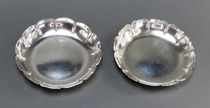 Two Neat Irish Sterling Silver Classical Form Silver Jubilee Bowls Dishes - Picture 1 of 8