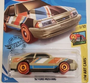 Hot Wheels HW Art Cars 92 Ford Mustang Diecast Toy Car 1:64 - Picture 1 of 5