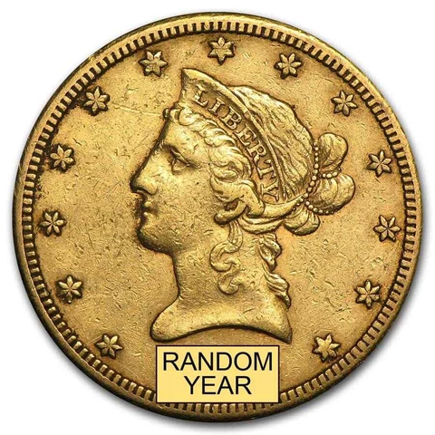 $10 Liberty Gold Eagle XF (Random Year) Cover