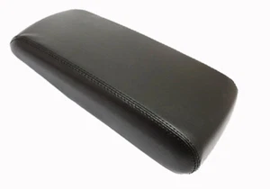 Fits 07-16 GMC Acadia, Enclave Black Vinyl Leather Center Console Armrest Cover - Bild 1 von 3
