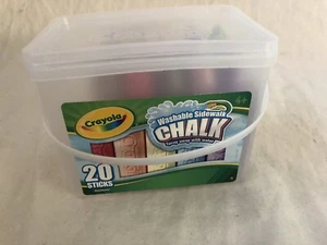 Crayola Sidewalk Chalk Bucket, 15/Pack - Picture 1 of 4