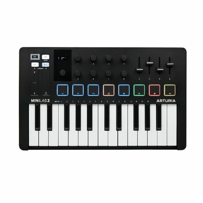 Arturia MiniLAB 3 25-Key USB MIDI Keyboard & Pad Controller (black) - Image 1 of 1