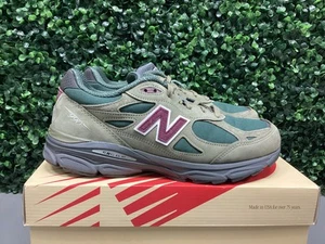 New Balance 990v3 Teddy Santis "Green Purple" Size 10.5 Preowned Ship - Picture 1 of 5