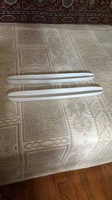 Set Lot  of 2 Olive Boat Tray, 17'' White Olive Plate Porcelain Serving Dishes - Image 1 of 3