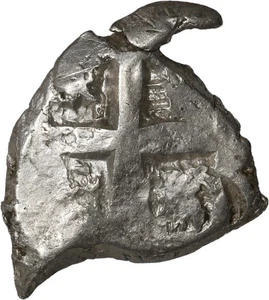 BOLIVIA, Potosí, cob 1 real, 1772 (V-Y), very neat shape with sharp point. - Picture 1 of 3