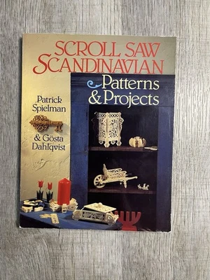 SCROLL SAW SCANDINAVIAN PATTERNS & PROJECTS 1995 VINTAGE PAPERBACK WOODWORKING  - Image 1 of 4